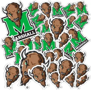 Desert Cactus Marshall University Sticker Marshall Thundering Herd Vinyl Decal Laptop Water Bottle Car Scrapbook Sheet (Type 1-1)