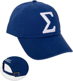 Desert Cactus Phi Beta Sigma Baseball Hat GOMAB Brimmed Embroirderd Cap Adjustable Cloth Strap Adult (Style 1) Blue