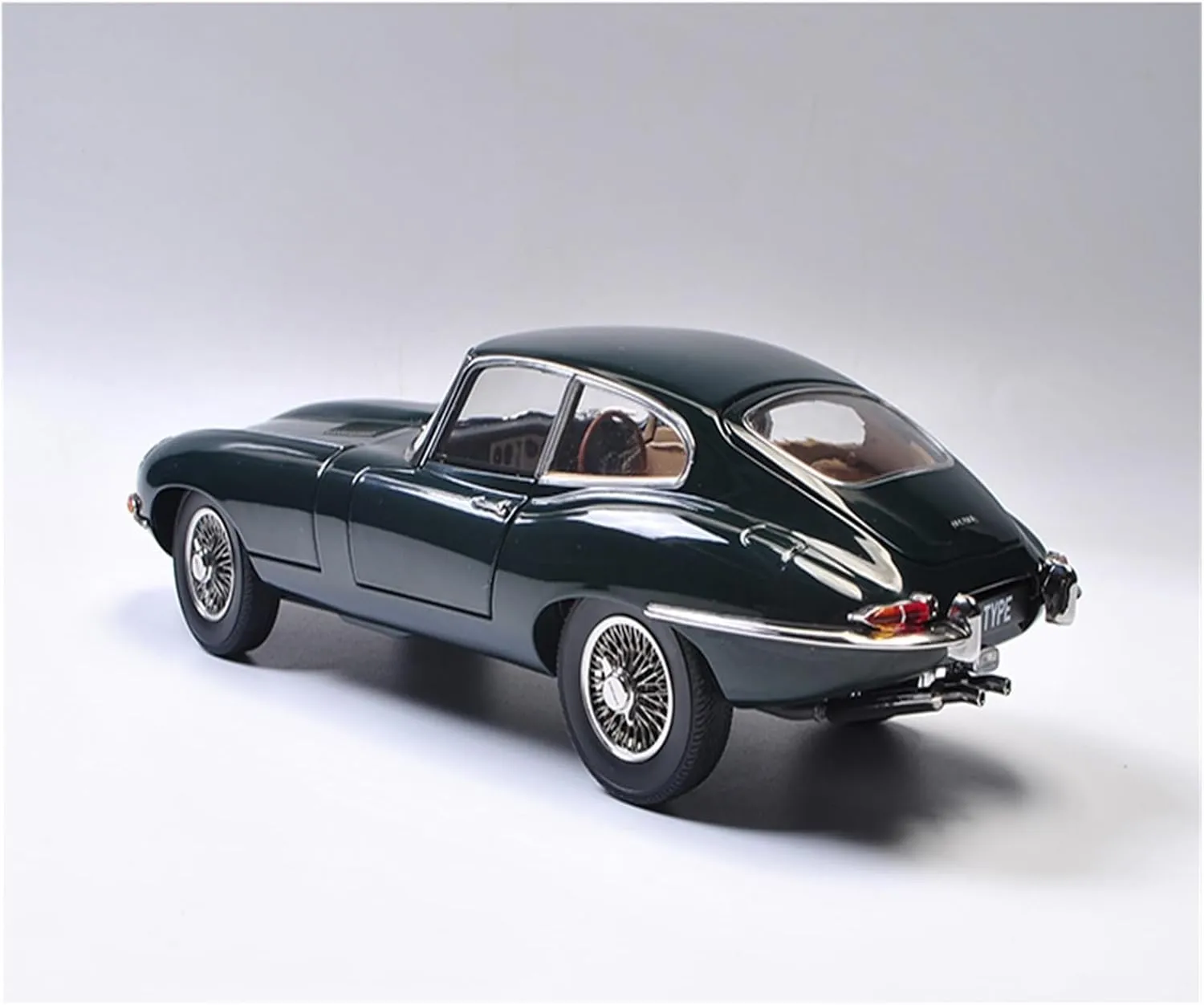 Diecast Model Car 1:18 for Jaguar 60th Anniversary Edition Alloy Vintage Classic Cars Die-Cast Metal Model Static Commemorative Gift Toy Vehicles(Black)