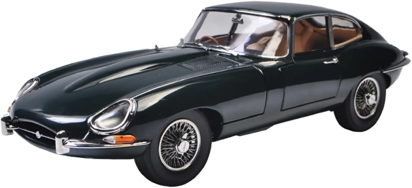 Diecast Model Car 1:18 for Jaguar 60th Anniversary Edition Alloy Vintage Classic Cars Die-Cast Metal Model Static Commemorative Gift Toy Vehicles(Black)