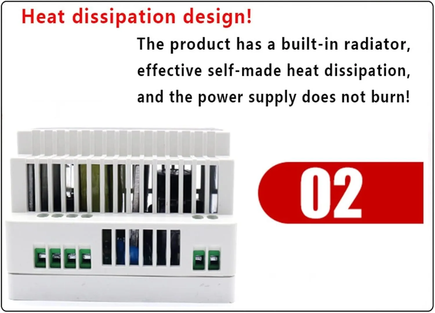 DIN Rail Switching Power Supply DR-15W 30W 45W 60W Single Output 5V 12V 24V AC DC Converter Power Switch Input 110/240VAC (Size : 24V, Color : 15W)