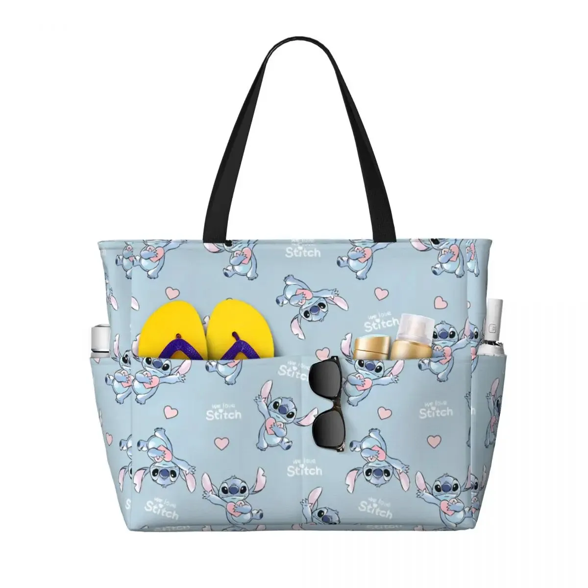 Disney Attractive Bag Beach Innovative Stitch Tote Sandproof