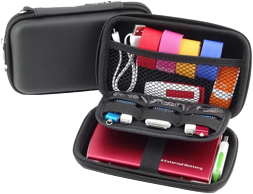 DOITOOL 2pcs Waterproof Electronics Organizer Bag Portable Travel Organizer Case Pouches