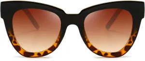 Dollger Retro Cat Eye Sunglasses Women Men Vintage Square Tortoise Shell Fashion Cateye Sunglasses