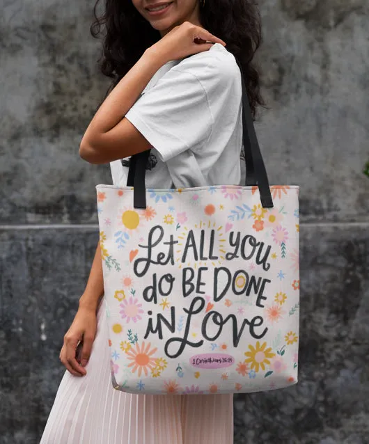 Done in Love | Christian Tote Bag