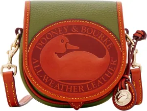 Dooney & Bourke Handbag, All Weather Leather 2 Duck Bag Crossbody - Olive