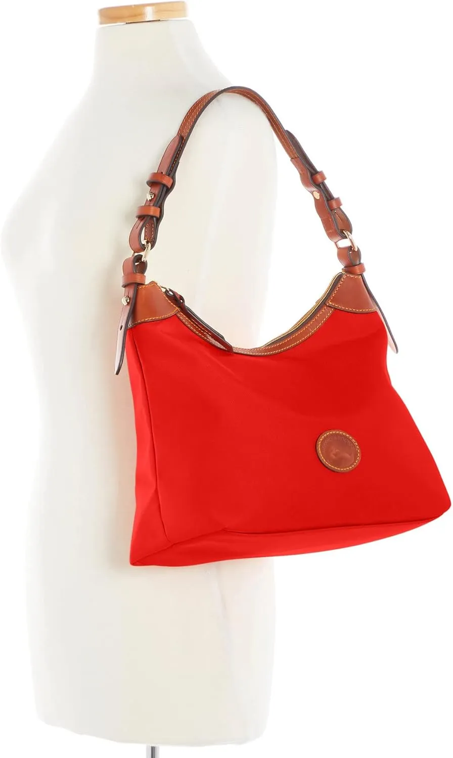 Dooney & Bourke Women's Large Erica Shoulder Bag in Nylon, with Adjustable and Detachable Shoulder Strap