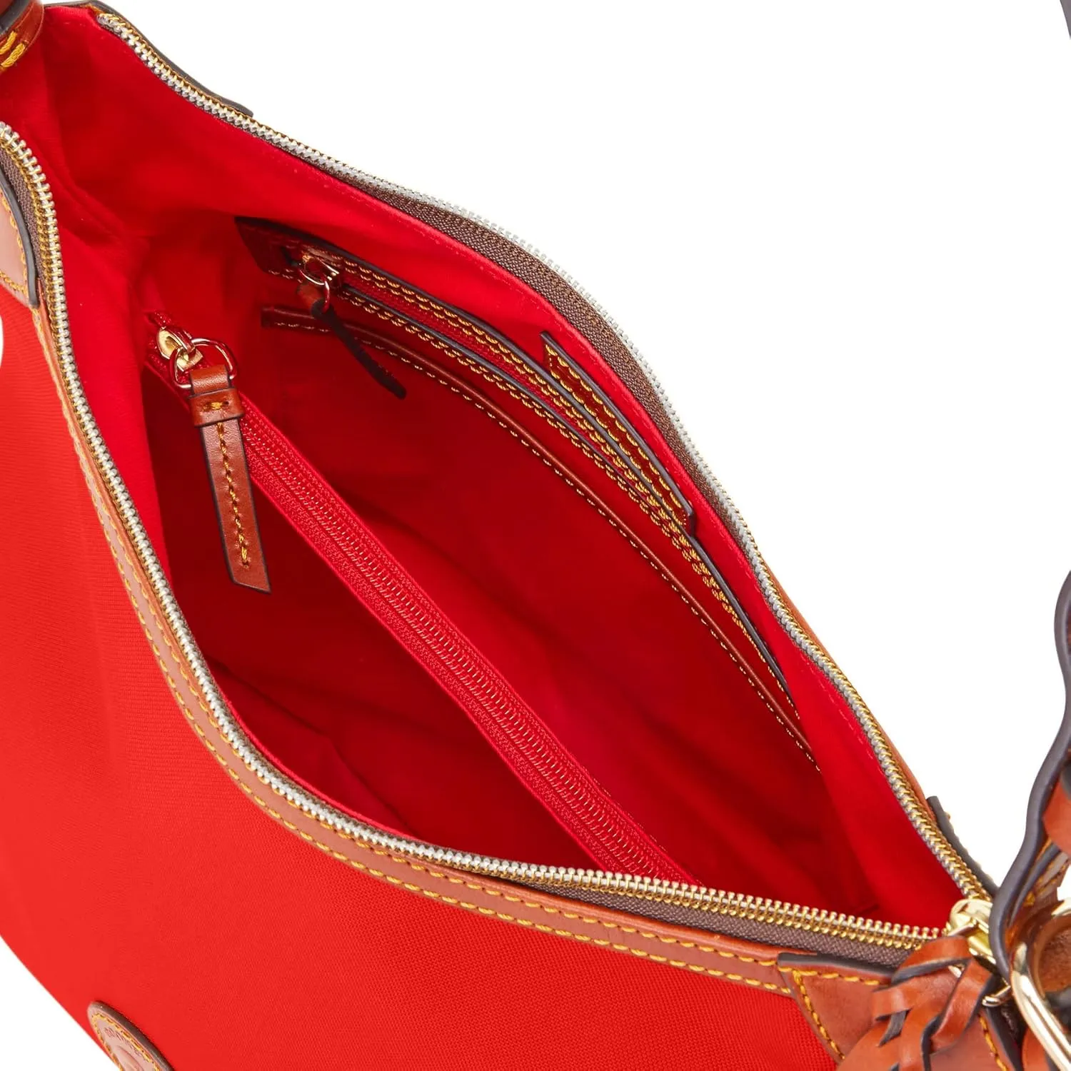 Dooney & Bourke Women's Large Erica Shoulder Bag in Nylon, with Adjustable and Detachable Shoulder Strap