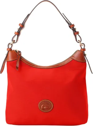 Dooney & Bourke Women's Large Erica Shoulder Bag in Nylon, with Adjustable and Detachable Shoulder Strap