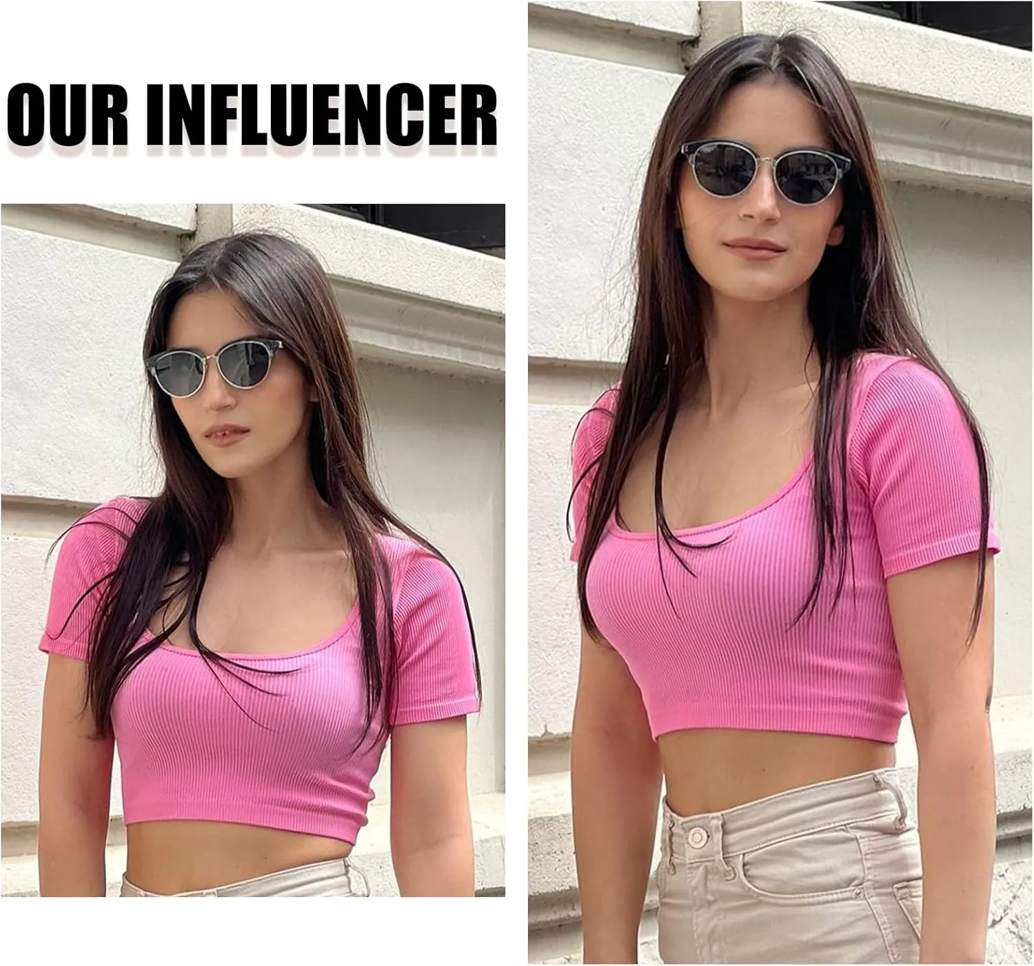 DUCO Retro Polarized Sunglasses for Women Semi Rimless Sun Glasses for Small Face Vintage Half Frame Shades 1221