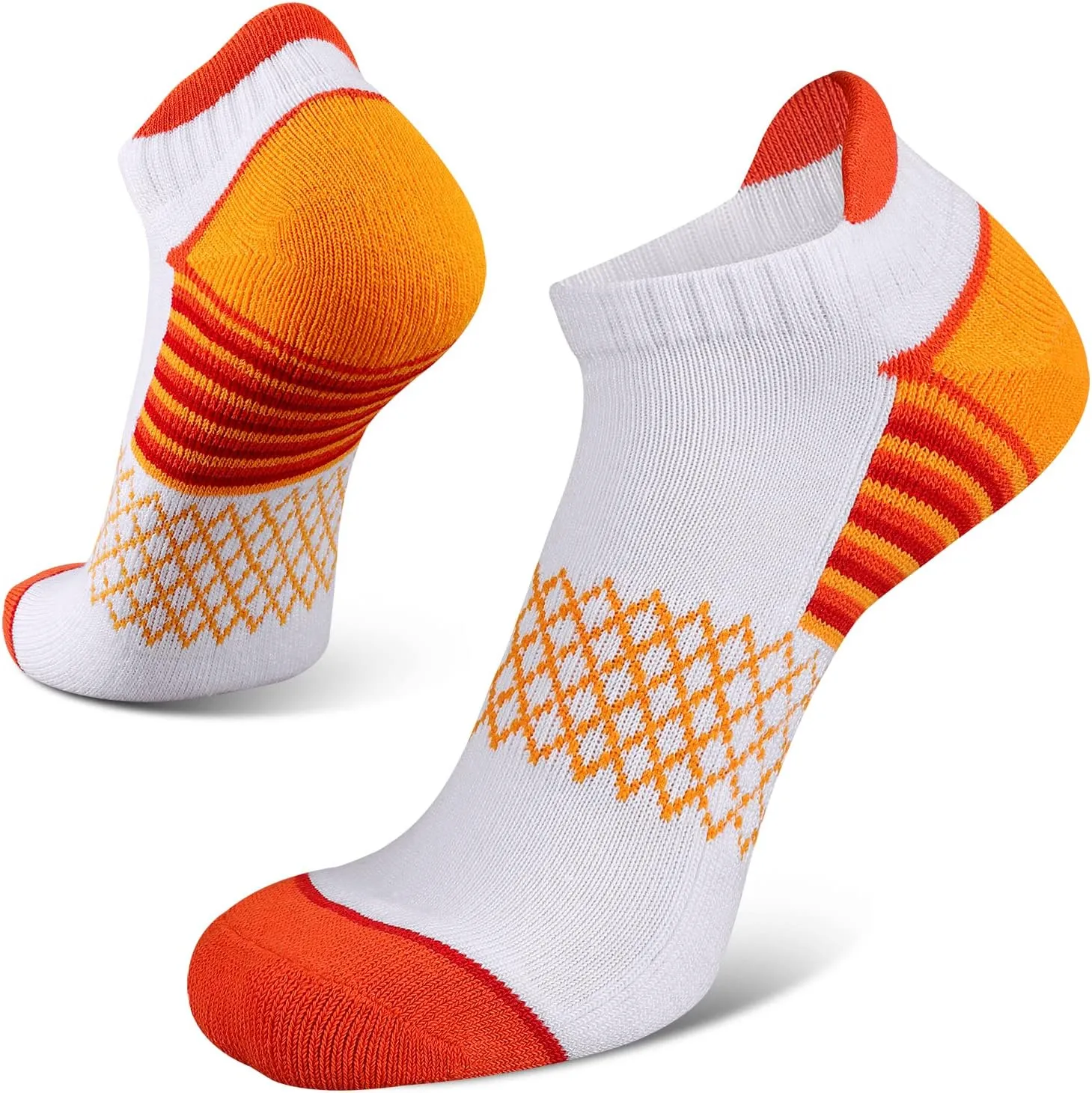 eallco Womens Ankle Socks Athletic Running Socks Sport Cushioned Socks With Tab 6 Pairs