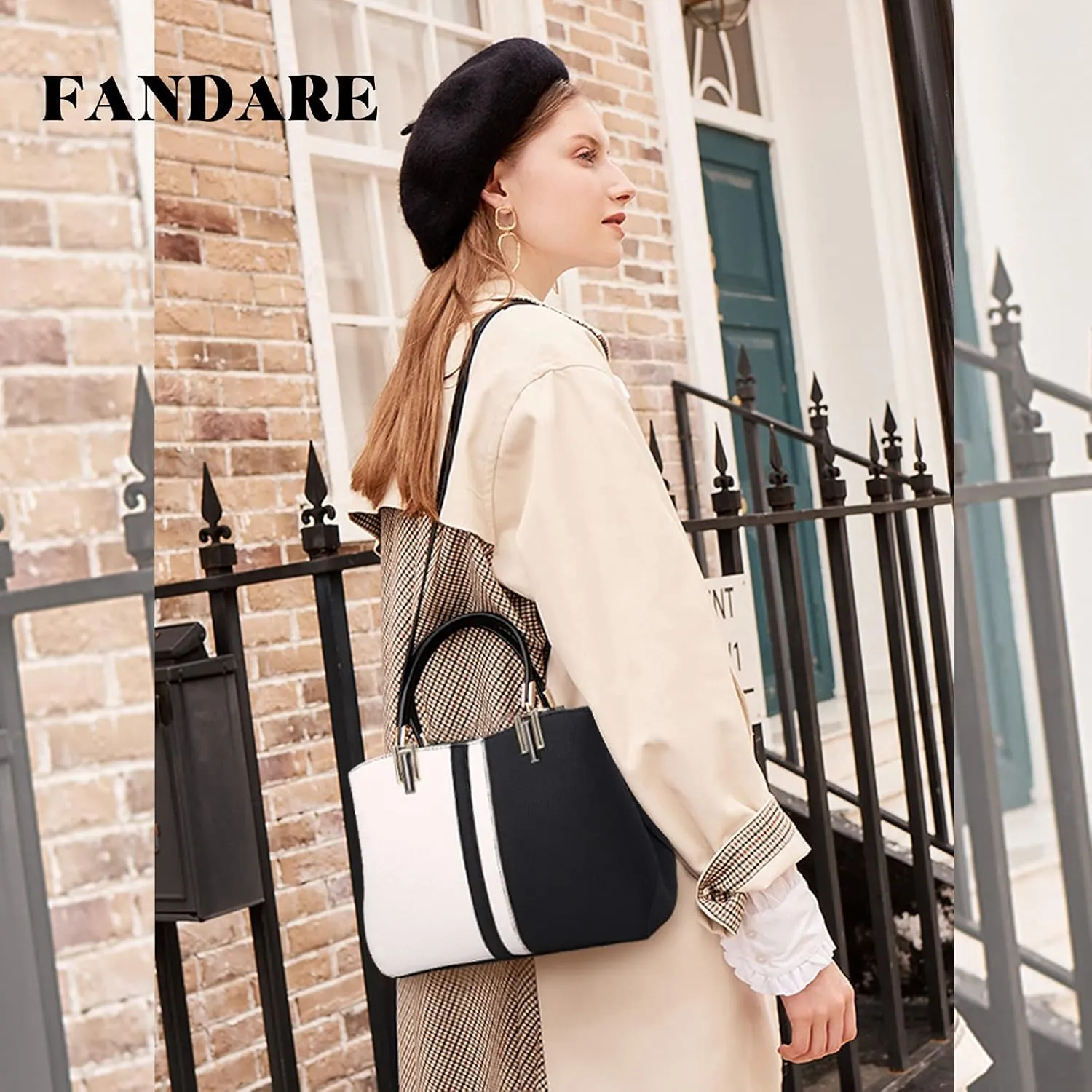 Elegant Women Handbags Shoulder Bags Waterproof PU Leather Tote Bag