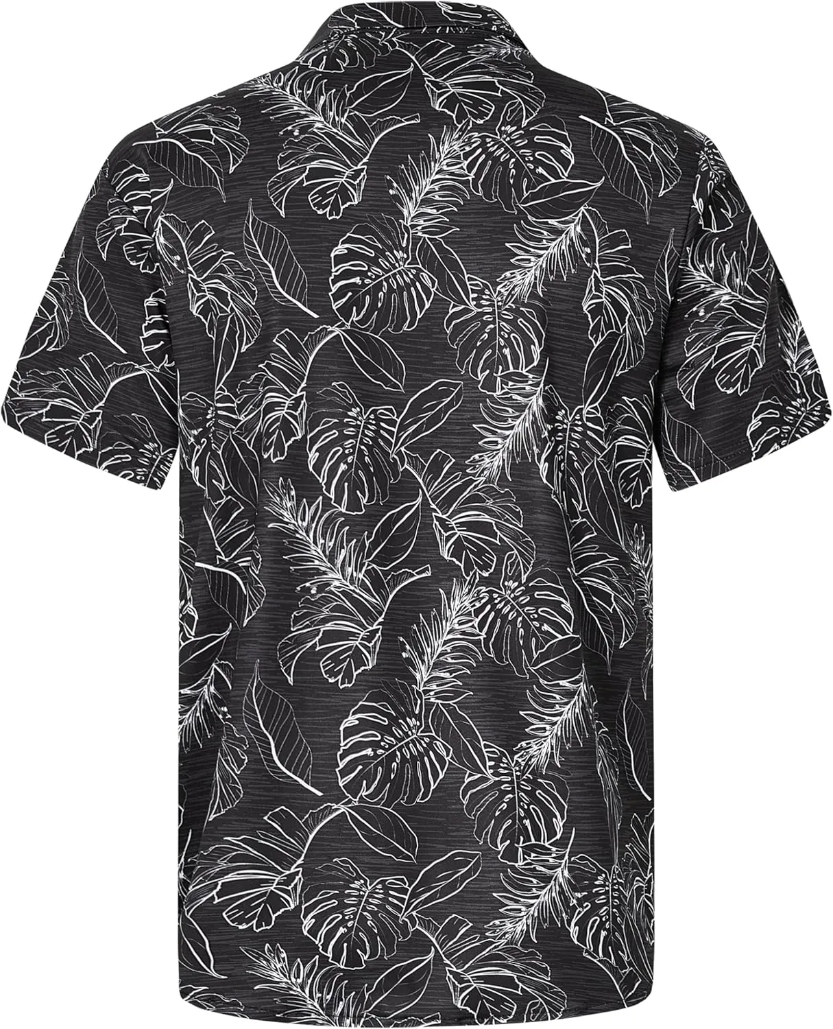 ELETOP Men's Hawaiian Shirt Summer Stretch Short Sleeve Tropical Beach Button Down Casual Shirt