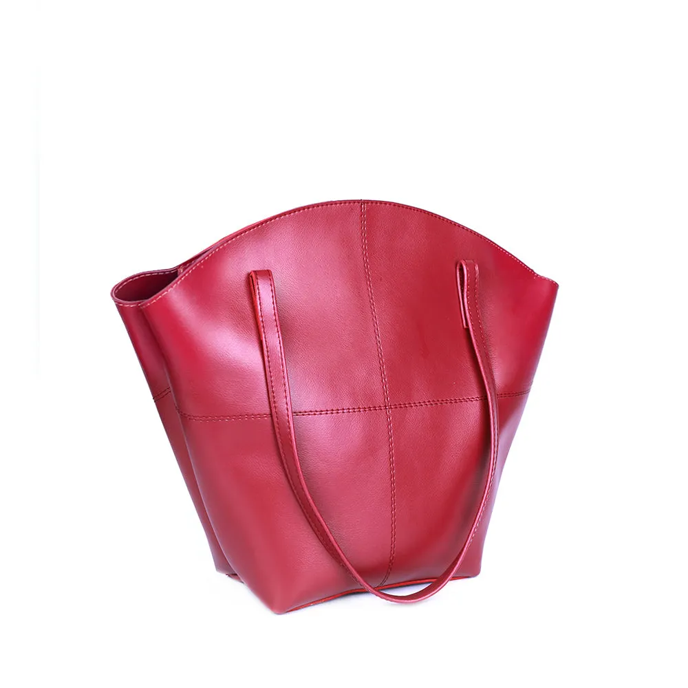 Emma Maroon Tote Bag