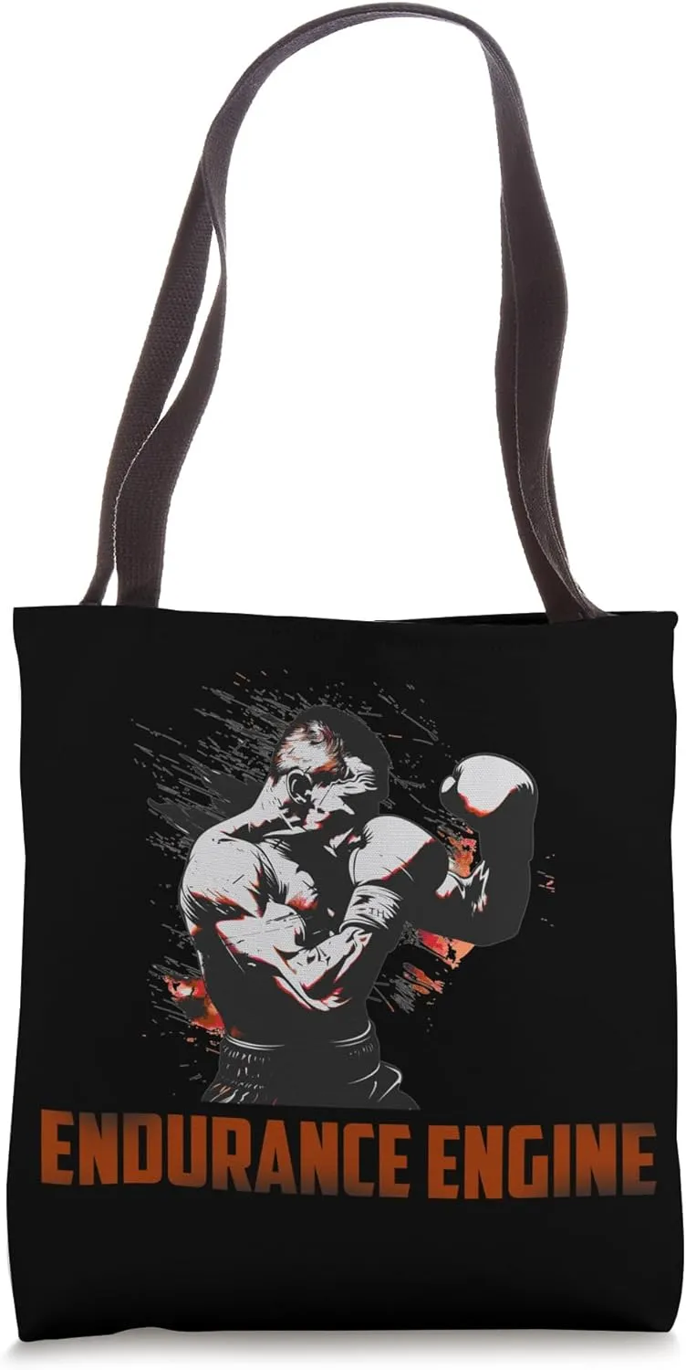 Endurance Engine Gym Motivation Dynamo Tote Bag
