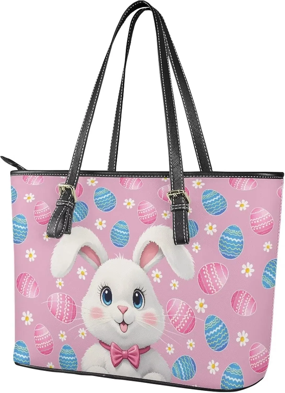 Eritanae Tote Bag for Women Large Capacity Shoulder Handbag Purse Water Resistant Daily Use