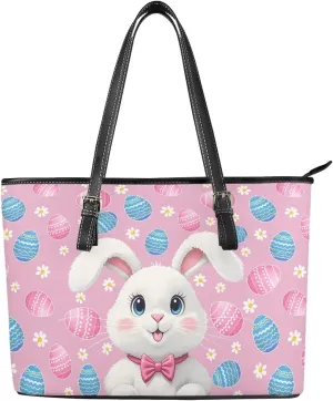 Eritanae Tote Bag for Women Large Capacity Shoulder Handbag Purse Water Resistant Daily Use