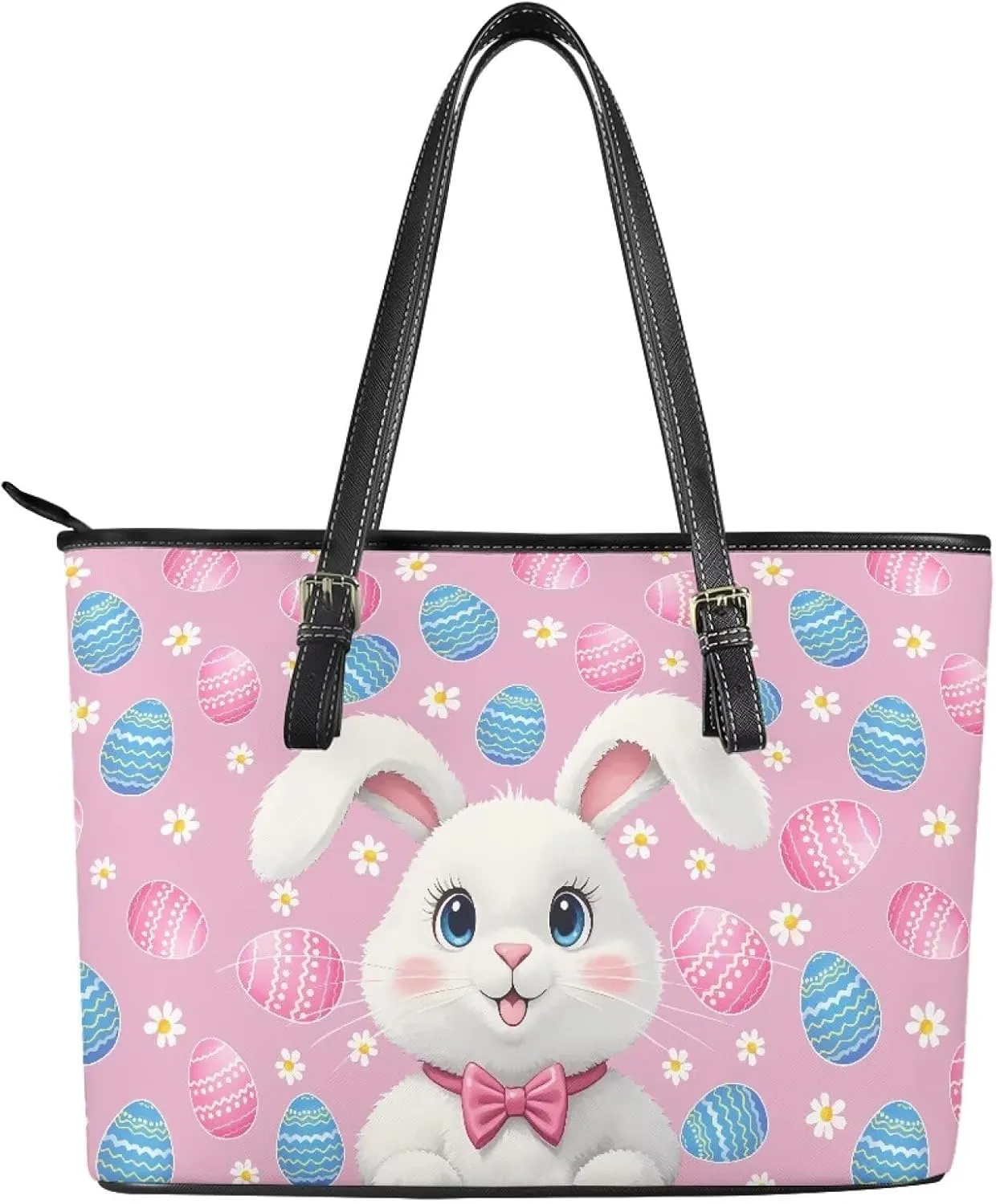 Eritanae Tote Bag for Women Large Capacity Shoulder Handbag Purse Water Resistant Daily Use