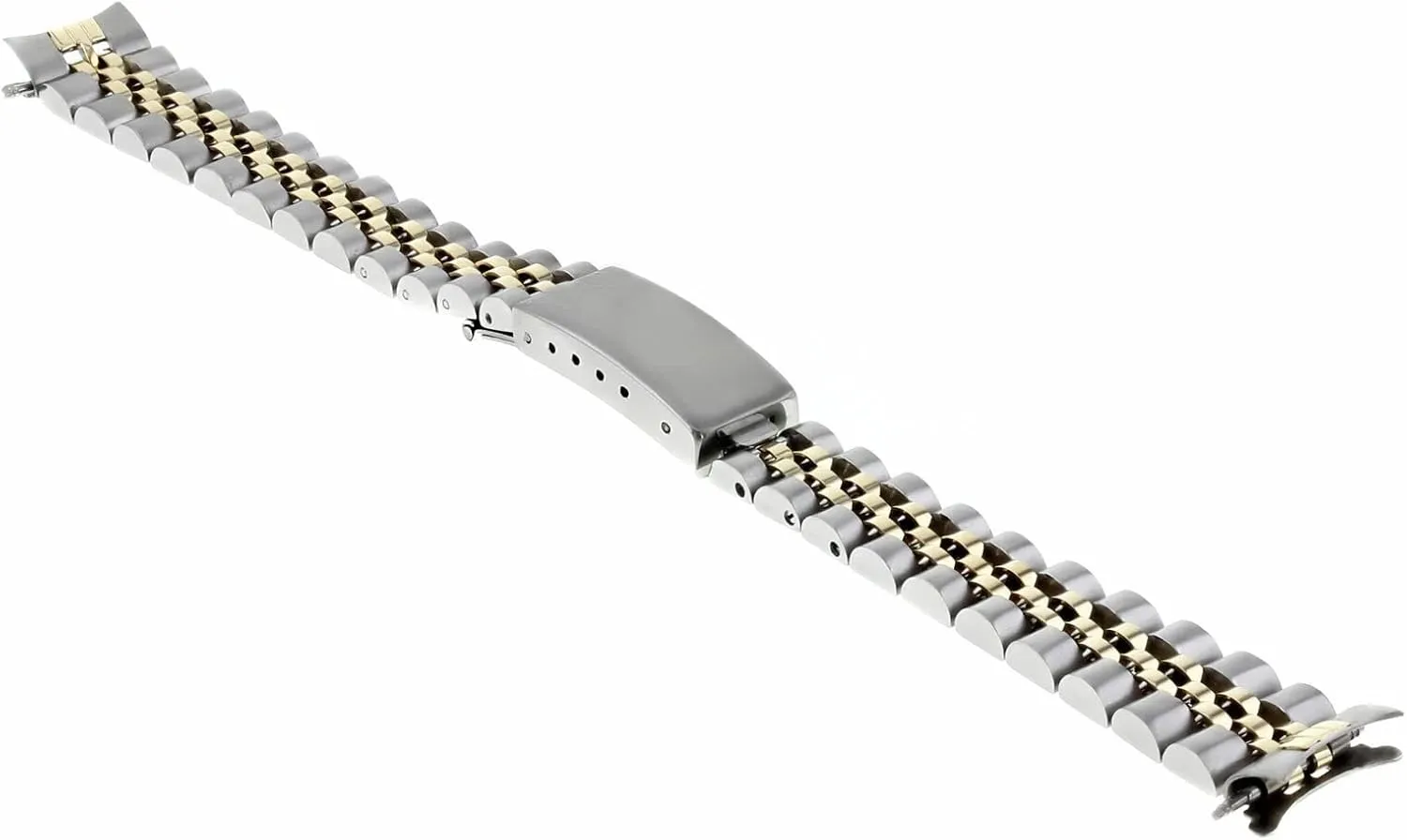 Ewatchparts 18K Stainless Steel Watch Band Bracelet Compatible With Rolex 67183, 67193, 67233, 67243, 76163, 76183 76193 76243 Heavy