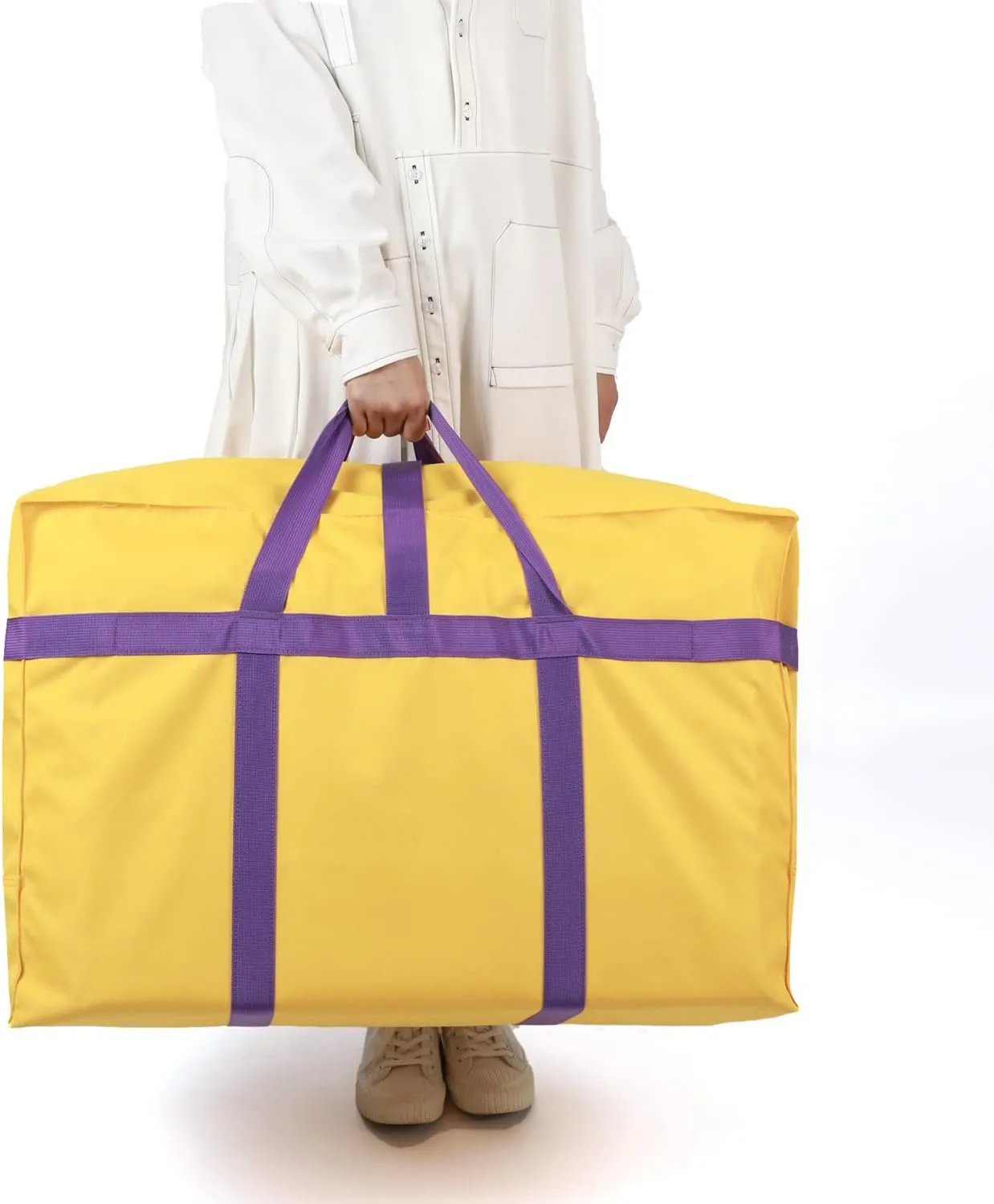 Extra Large Travel Duffel Bag with Trolley Sleeve Weekender Overnight Carry On Checked Luggage Bag Oversized Carry On Checked Luggage Bag Hospital Bag Tote Handbag Bag Anti Theft Travel Tote 28'',120L