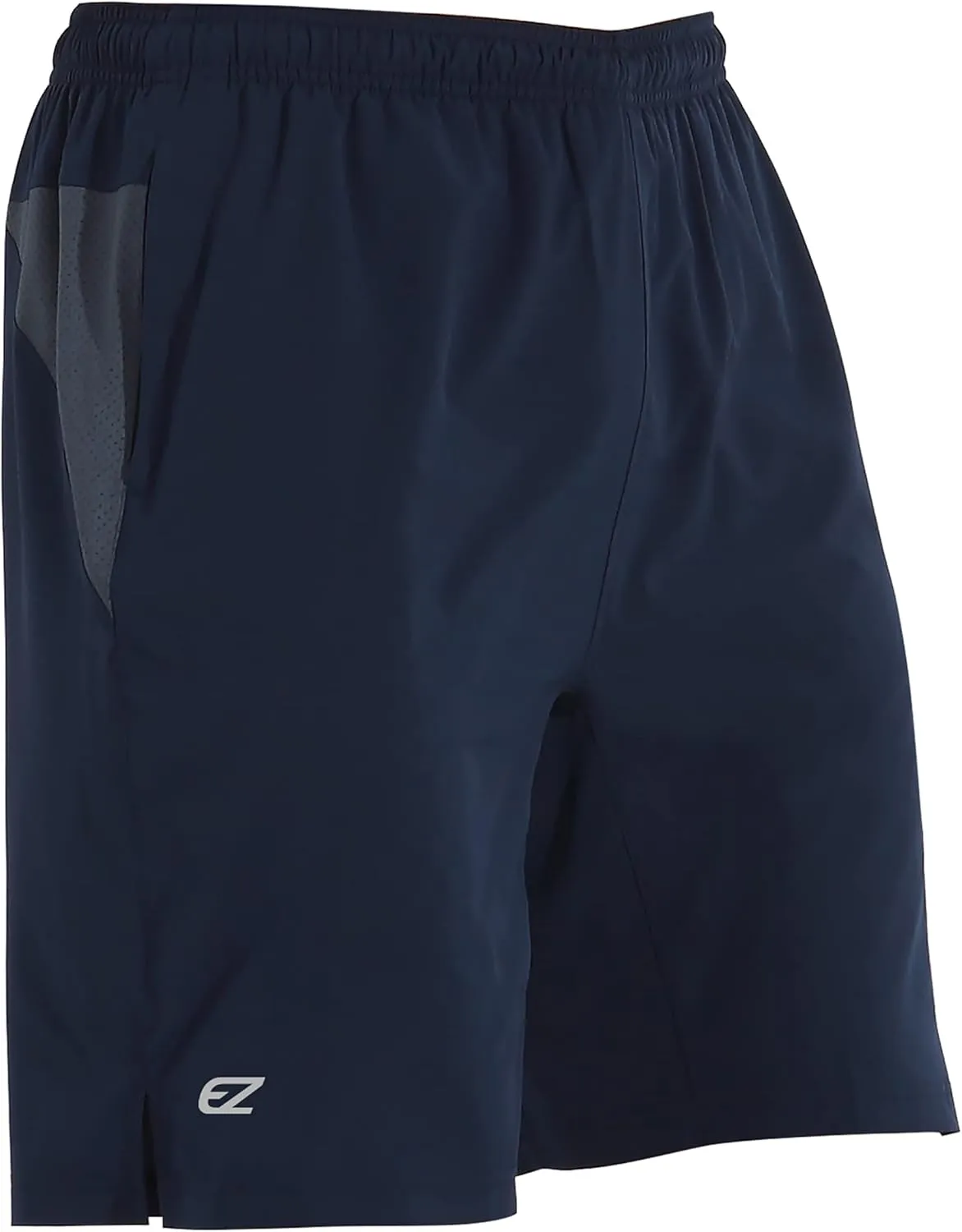 EZRUN Mens 9 Inch Lightweight Running Workout Shorts with Liner Loose-Fit Gym Shorts for Men with Zipper Pockets