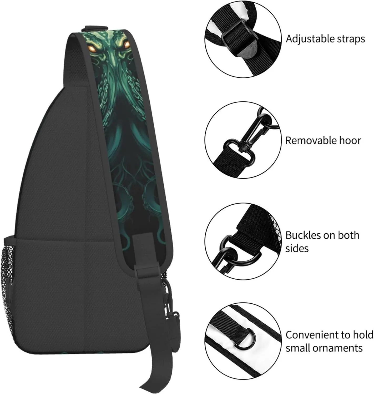 Fashion Chest Sling Bag For Women Men Adjustable Strap Crossbody Shoulder Backpack Hiking Travel Fashion Unisex Daypack