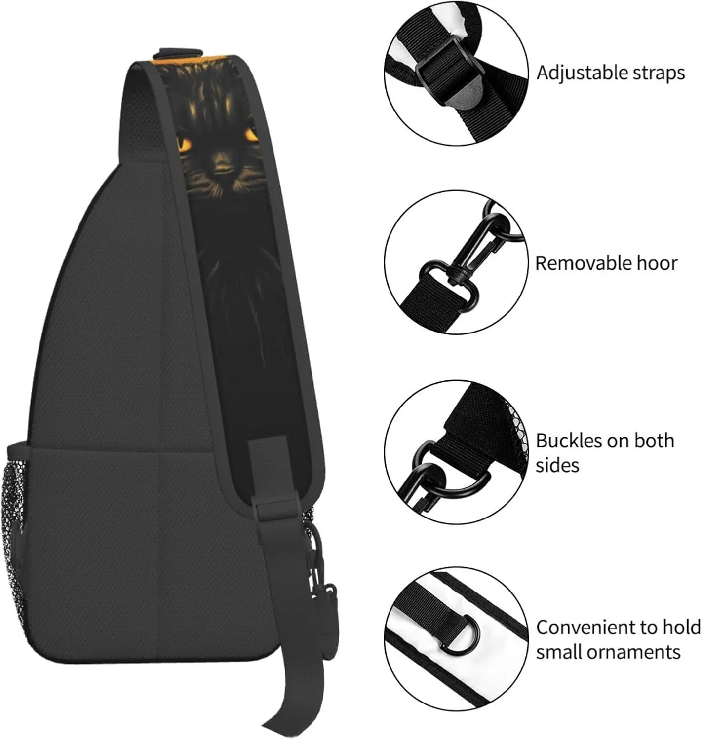 Fashion Chest Sling Bag For Women Men Adjustable Strap Crossbody Shoulder Backpack Hiking Travel Fashion Unisex Daypack