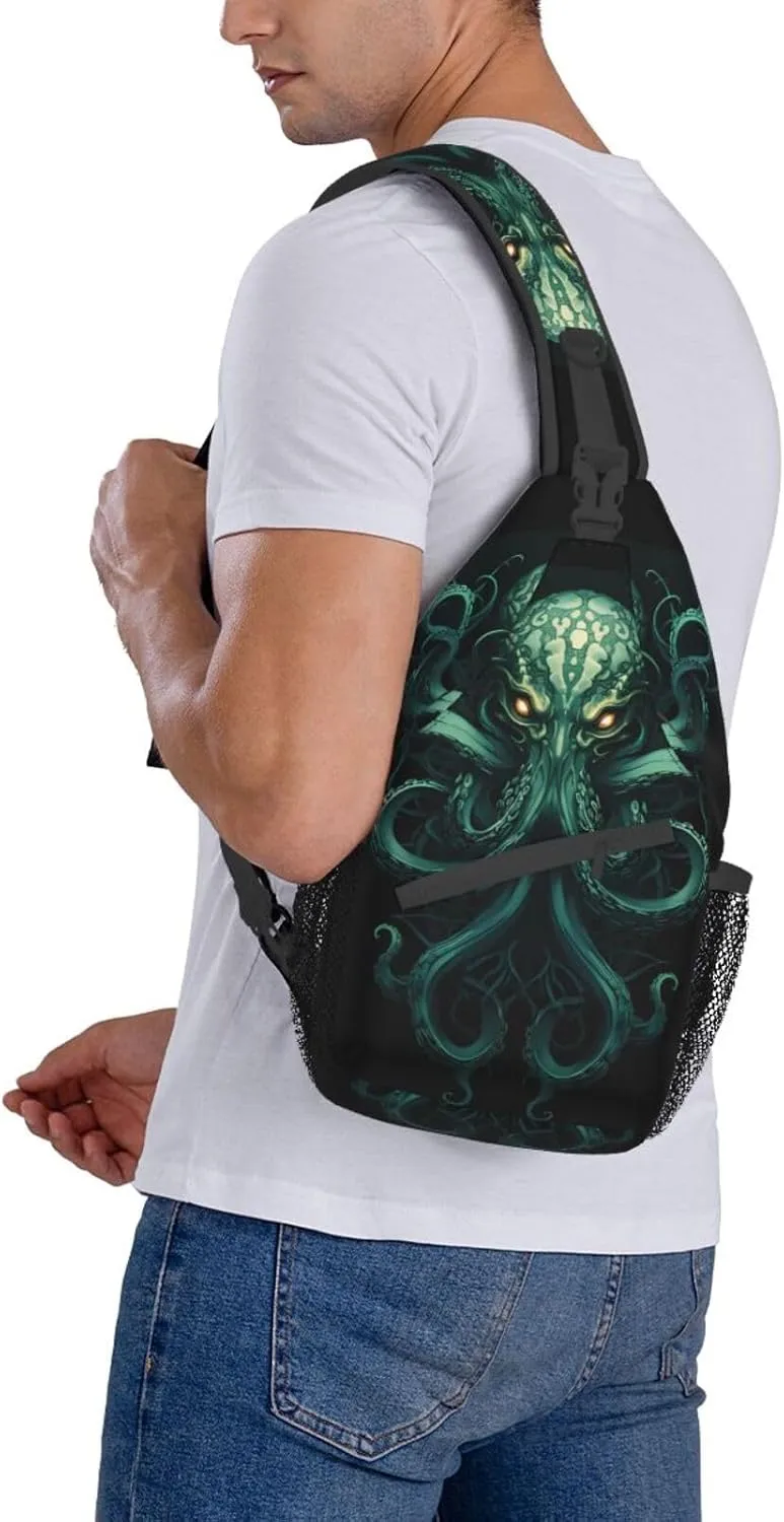 Fashion Chest Sling Bag For Women Men Adjustable Strap Crossbody Shoulder Backpack Hiking Travel Fashion Unisex Daypack
