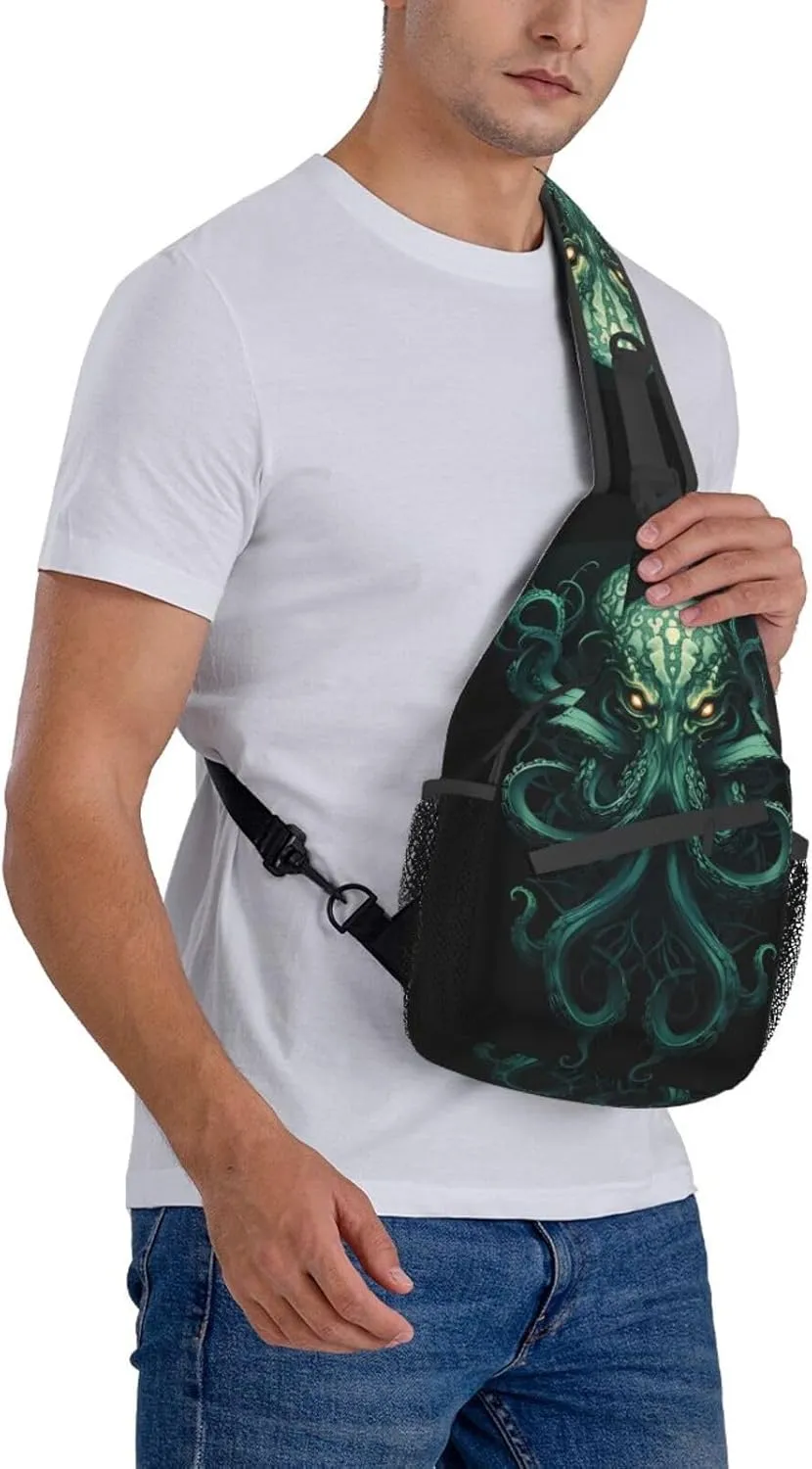 Fashion Chest Sling Bag For Women Men Adjustable Strap Crossbody Shoulder Backpack Hiking Travel Fashion Unisex Daypack