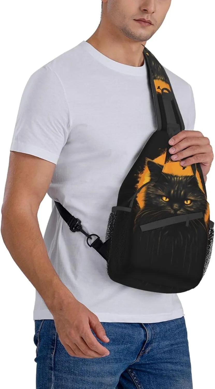 Fashion Chest Sling Bag For Women Men Adjustable Strap Crossbody Shoulder Backpack Hiking Travel Fashion Unisex Daypack