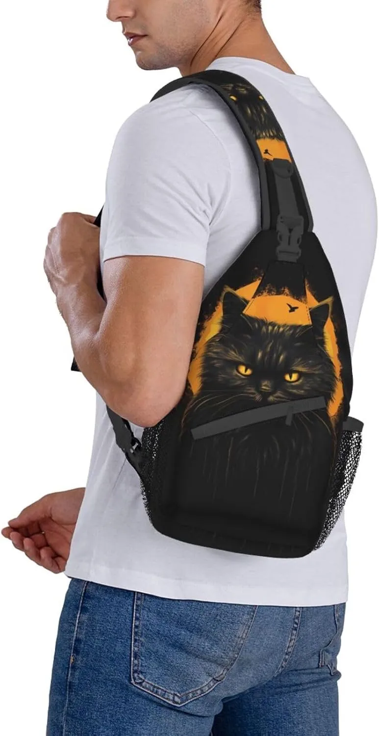 Fashion Chest Sling Bag For Women Men Adjustable Strap Crossbody Shoulder Backpack Hiking Travel Fashion Unisex Daypack