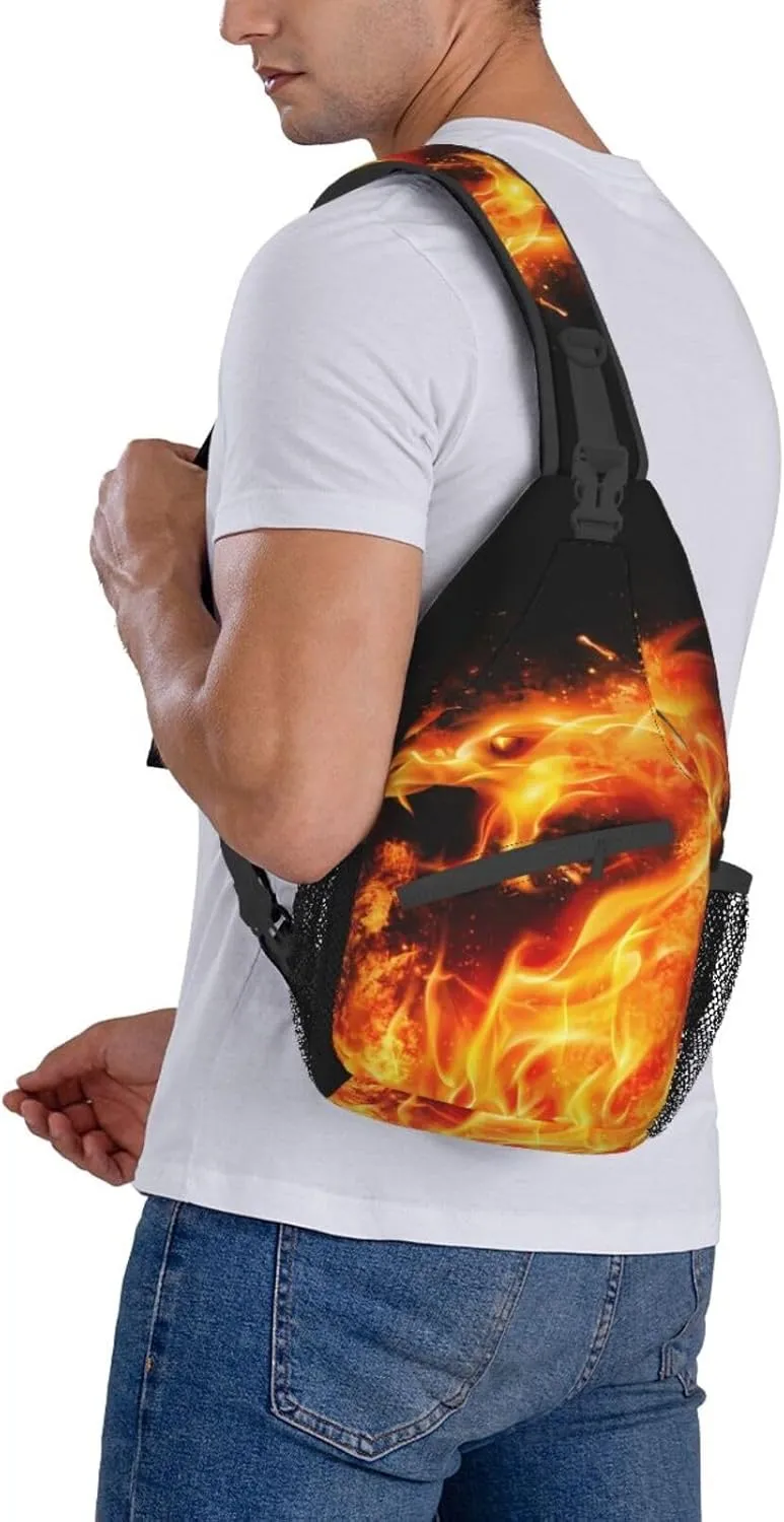 Fashion Chest Sling Bag For Women Men Adjustable Strap Crossbody Shoulder Backpack Hiking Travel Gym Unisex Daypack