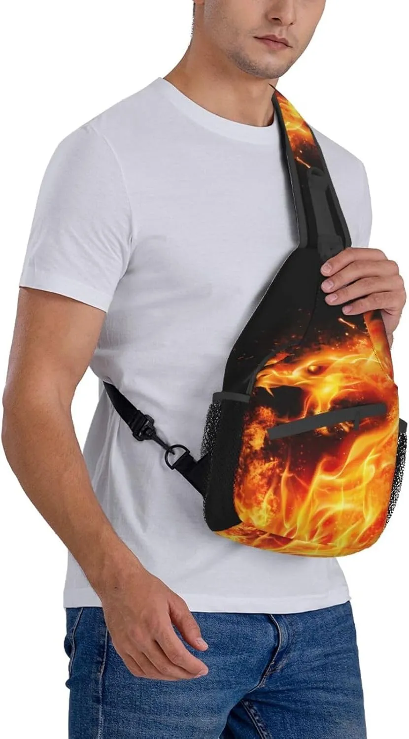 Fashion Chest Sling Bag For Women Men Adjustable Strap Crossbody Shoulder Backpack Hiking Travel Gym Unisex Daypack