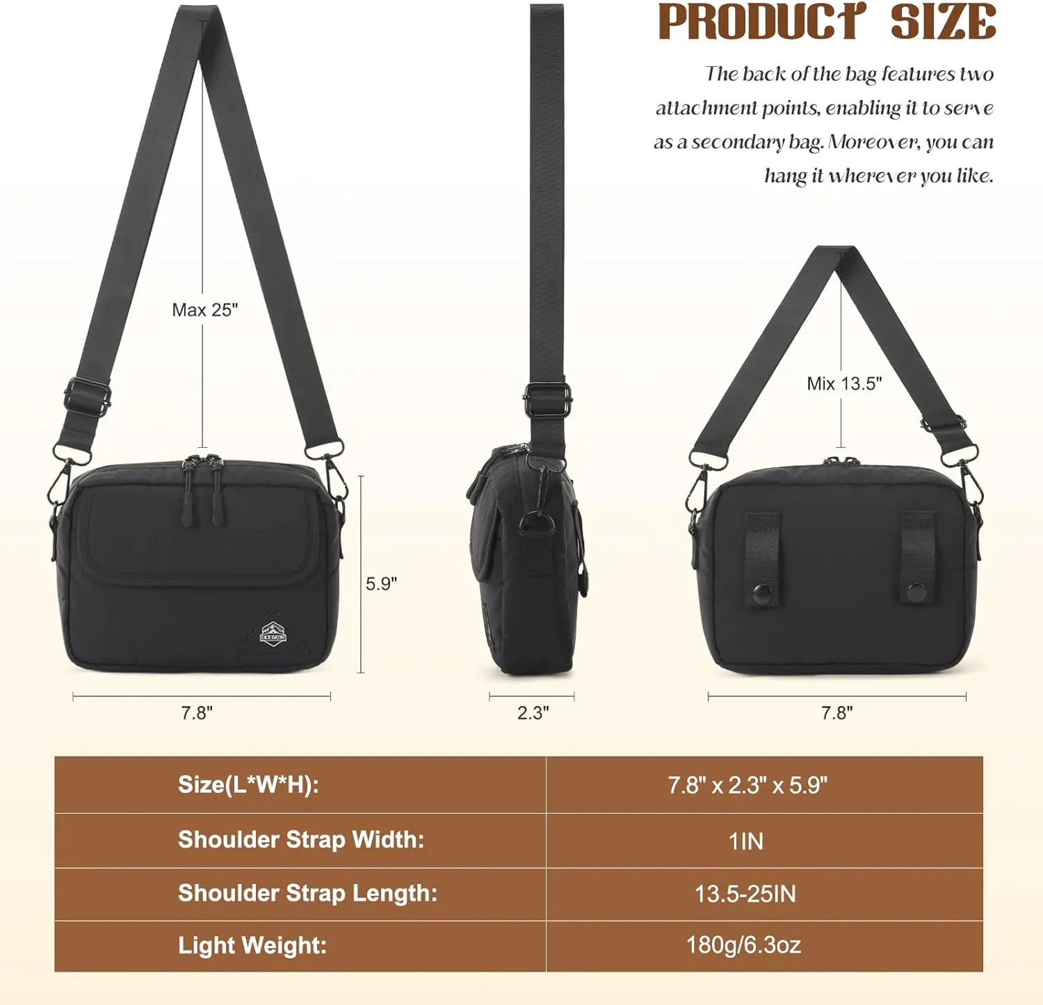 Fashion Waist Packs Mini Crossbody Bag with Adjustable Strap Festival Bag Sling Chest Bag for Workout, Travel