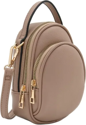 FashionPuzzle Two Compartment Mini Crossbody Bag