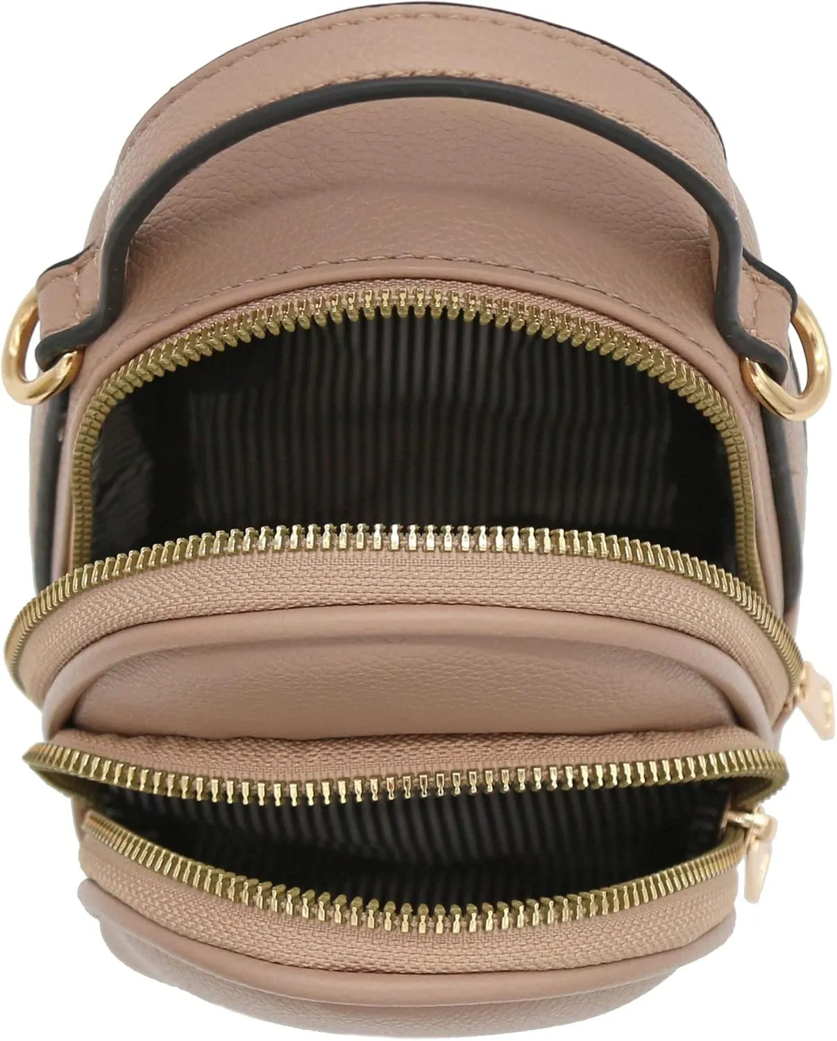 FashionPuzzle Two Compartment Mini Crossbody Bag