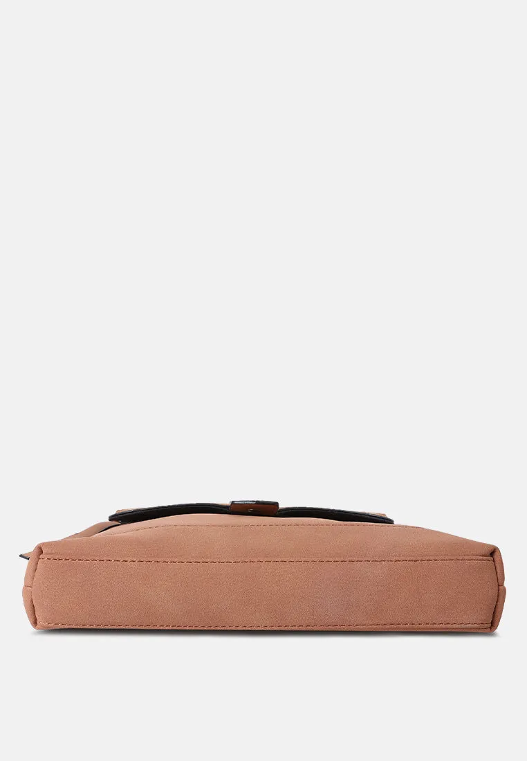 Faux Leather Sling Bag