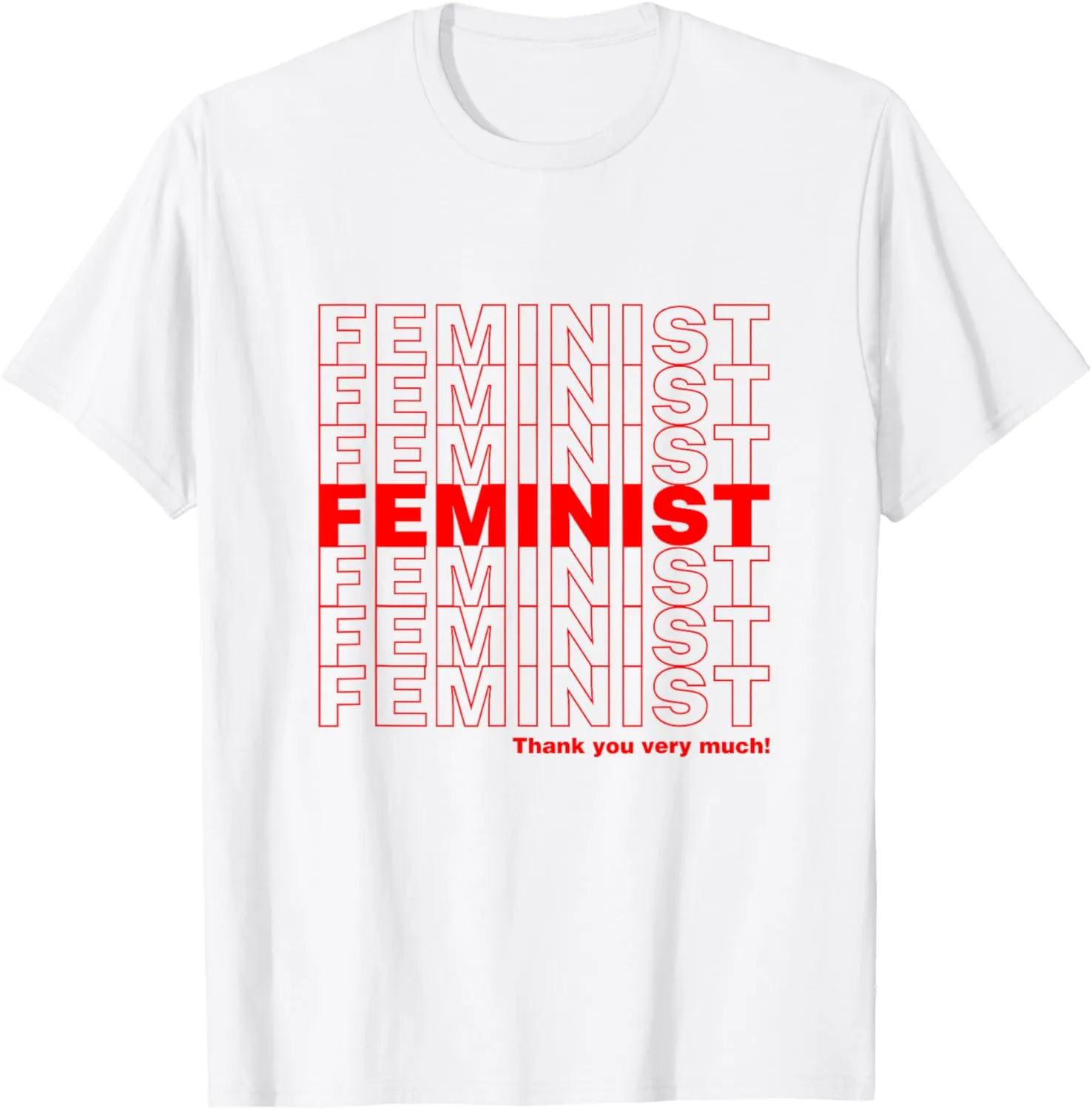 Feminist Thank You Shopping Bag - Bodega Girl T-Shirt