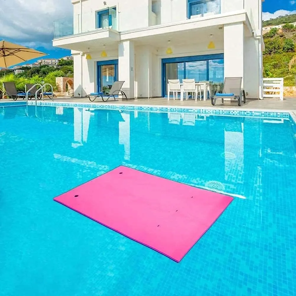Floating Water Mat for Beach, Lake, Pool - Tear-Resistant XPE Foam, Large Float Pad to Relax and Have Fun