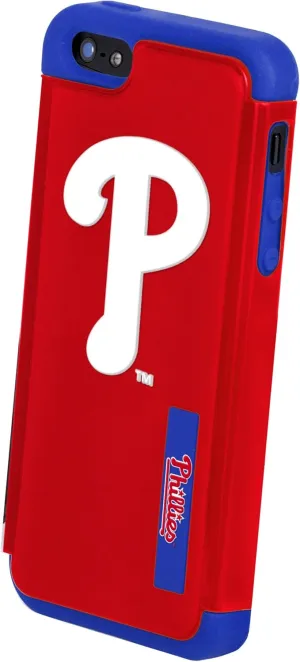 FOCO Forever Collectibles Philadelphia Phillies Rugged Dual Hybrid Apple iPhone 5 & 5S Case