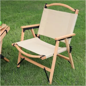 Foldable Beach Lounge Chair Camping Chair,Outdoor Picnic Chair,Fishing Reclining Chair,Adjustable Bamboo Sling Natural e,Folding Relax Canvas