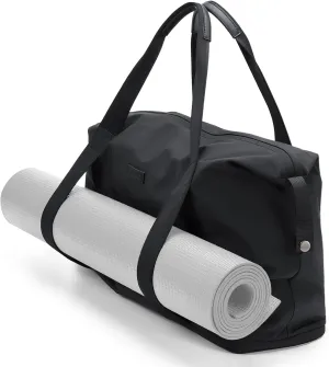 Foldable Travel Duffel Bag Carry On Yoga Tote Duffle Bags for Women Travel Sport Gym Hospital Bag Labor Delivery Overnight Luggage,40L,Black