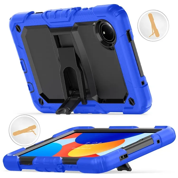 For Xiaomi Redmi Pad SE 4G 8.7 inch Case with Shoulder Strap Kickstand PC Silicone Tablet Cover