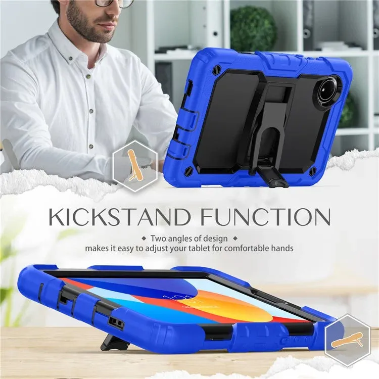 For Xiaomi Redmi Pad SE 4G 8.7 inch Case with Shoulder Strap Kickstand PC Silicone Tablet Cover
