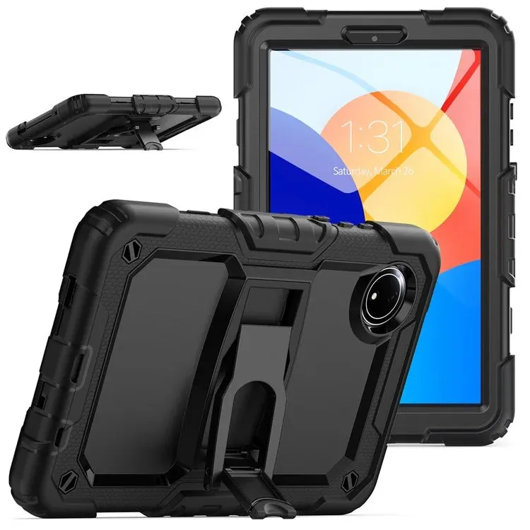 For Xiaomi Redmi Pad SE 4G 8.7 inch Case with Shoulder Strap Kickstand PC Silicone Tablet Cover