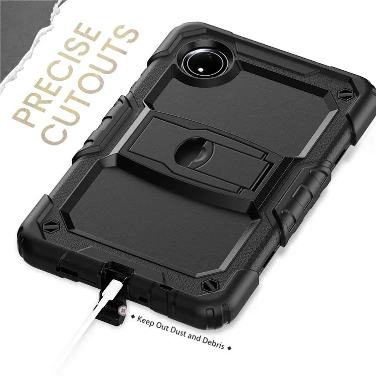 For Xiaomi Redmi Pad SE 4G 8.7 inch Case with Shoulder Strap Kickstand PC Silicone Tablet Cover
