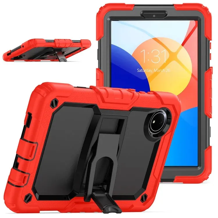 For Xiaomi Redmi Pad SE 4G 8.7 inch Case with Shoulder Strap Kickstand PC Silicone Tablet Cover