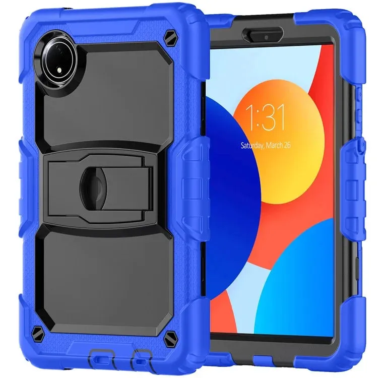 For Xiaomi Redmi Pad SE 4G 8.7 inch Case with Shoulder Strap Kickstand PC Silicone Tablet Cover