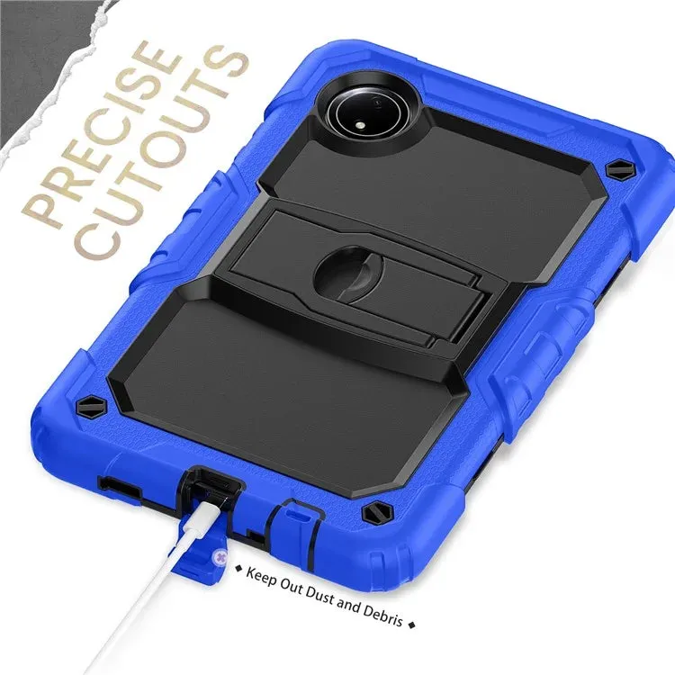 For Xiaomi Redmi Pad SE 4G 8.7 inch Case with Shoulder Strap Kickstand PC Silicone Tablet Cover