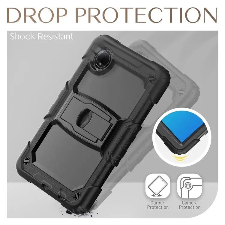 For Xiaomi Redmi Pad SE 4G 8.7 inch Case with Shoulder Strap Kickstand PC Silicone Tablet Cover